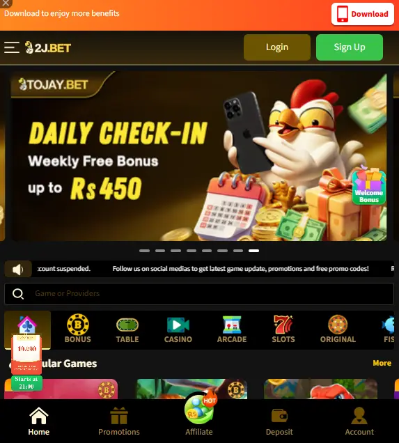 2JBet Game Download