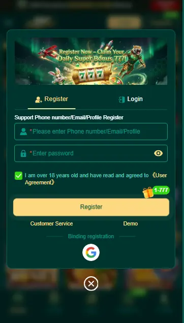 EQ668 Game Login