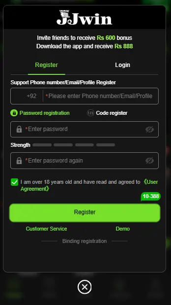 JJwin Game App
