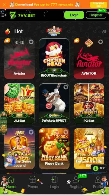 7VV Bet Game App