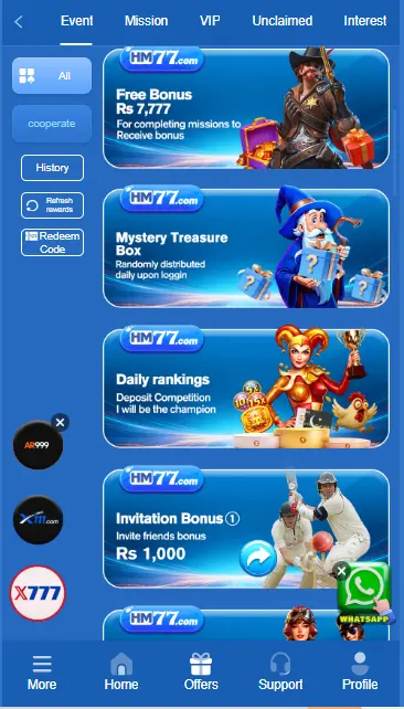 HM77 Game Bonuses