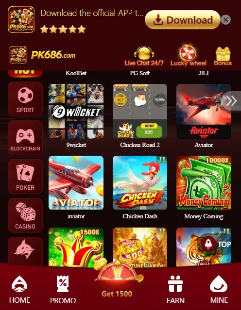 PK686 Game Apk