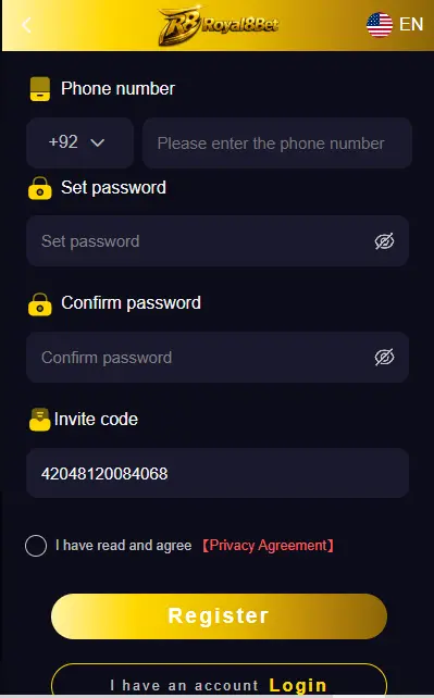 Royal8Bet Game App