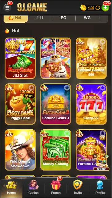 9J Game App