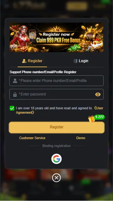 k77slot game login